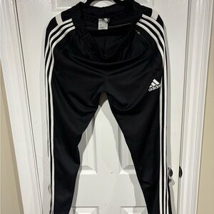 Adidas Kids Black and White Joggers